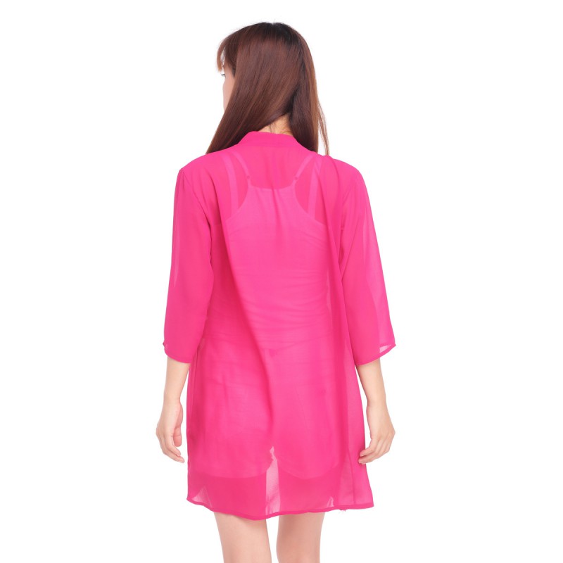 Women Sunscreen AntiUV Beach Cardigan Tops Blouse Tshirt Sun Protection