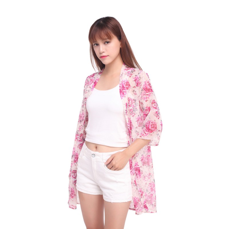 Women Sunscreen AntiUV Beach Cardigan Tops Blouse Tshirt Sun Protection