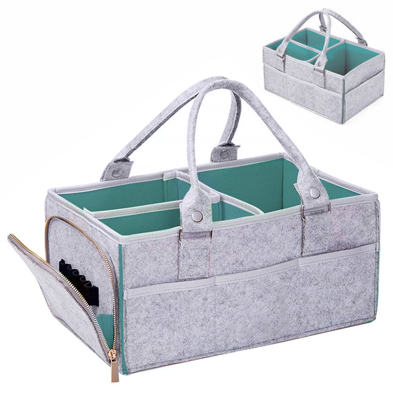 Baby Diaper Caddy Organizer Portable Holder Basket Portable Nursery Organizer 2