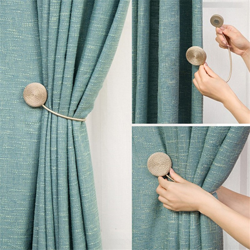 Magnetic Curtain Buckle Tie Backs Clip On Tiebacks Holder Modern