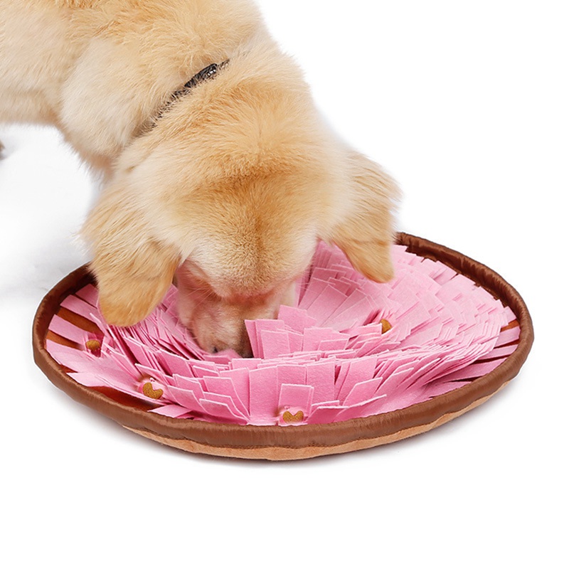 Pet Snuffle Mat Nose Training Sniffing Pad Dog Cat Fun Toy Feeding Mat Cushion 
