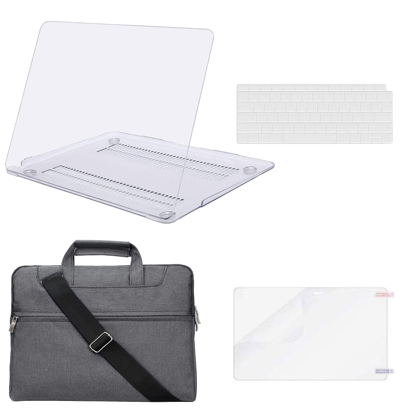 For MacBook Pro Hard Shell Case + Keyboard Cover Screen Film 13.3