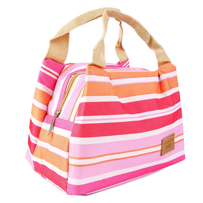 Chic Lunch Bag Container Cooler Box Preservation Portable Tote Chic Lunch Bag Container Cooler Box Preservation Portable