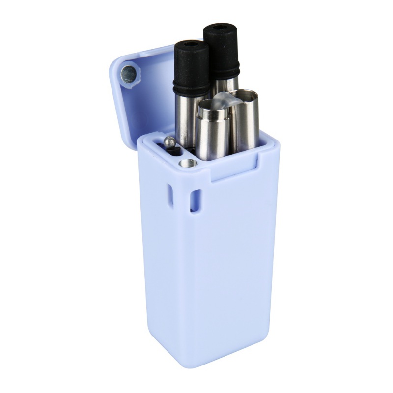 Collapsible Reusable Fold Stainless Steel Washable Straws Portable