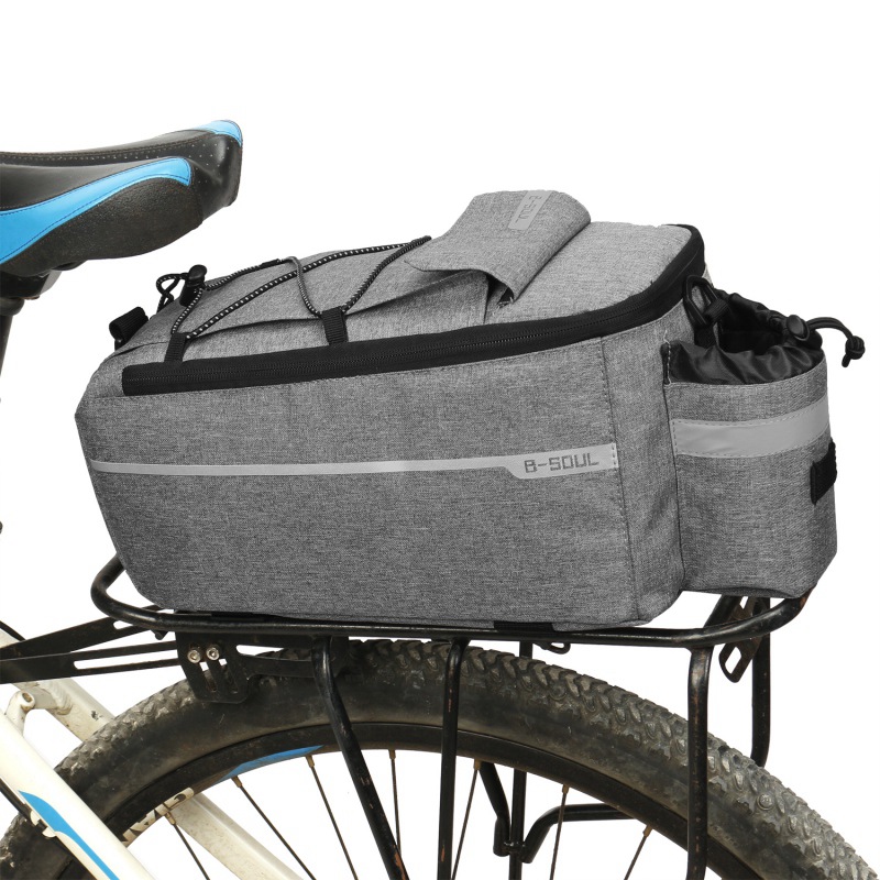 Bike Bicycle Cycling Rear Rack Seat Bag Trunk Saddle Tail Storage Pouch Bag