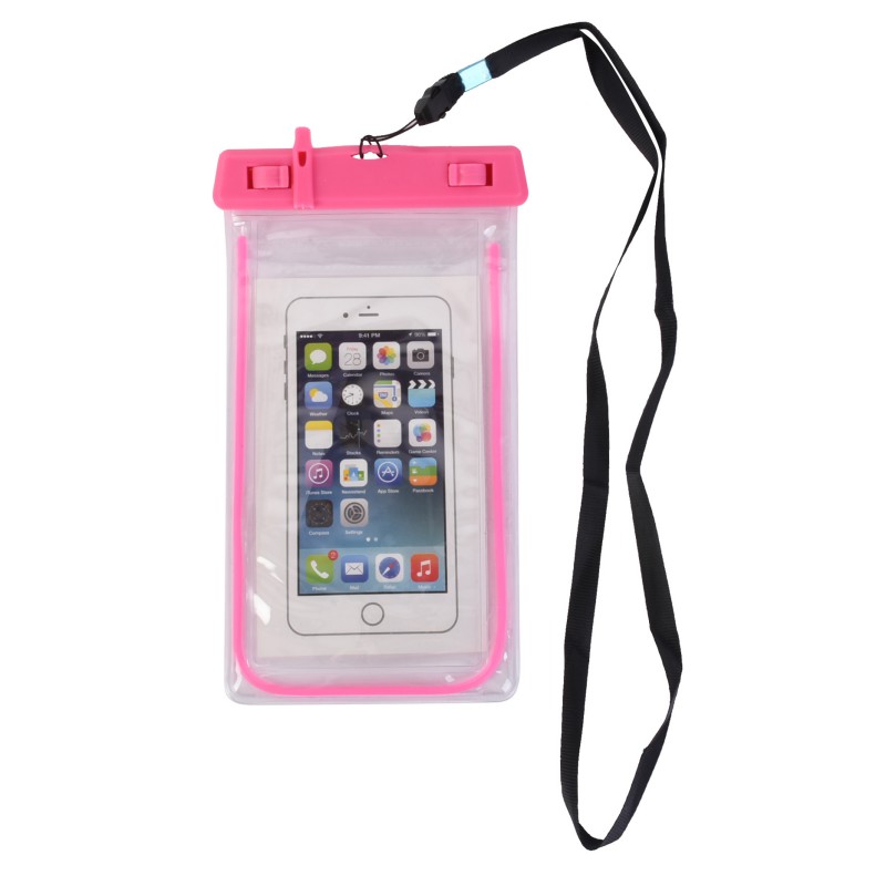 waterproof lanyard phone bag