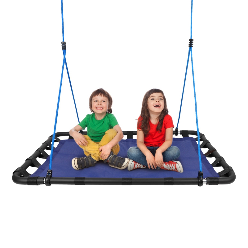 DIY Children Tree Swing Hanging Flying Square Platform Saucer Playground Swing | eBay