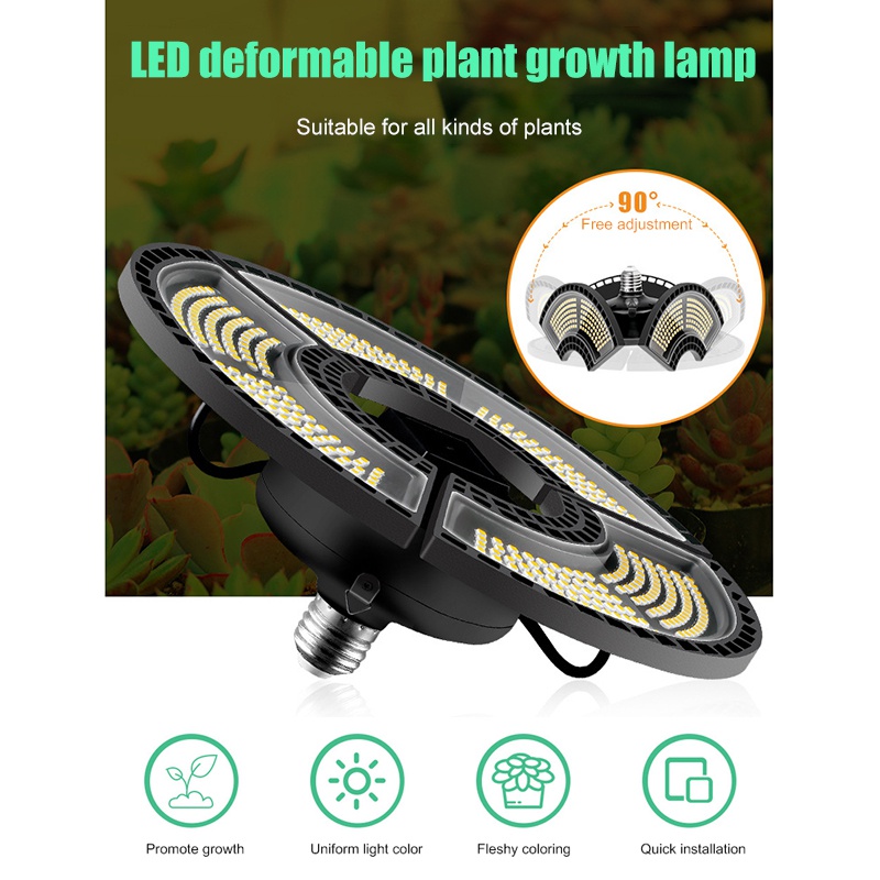 E26288 LED Grow Light Bulb Full Spectrum Plant Growing Lamp Indoor Veg