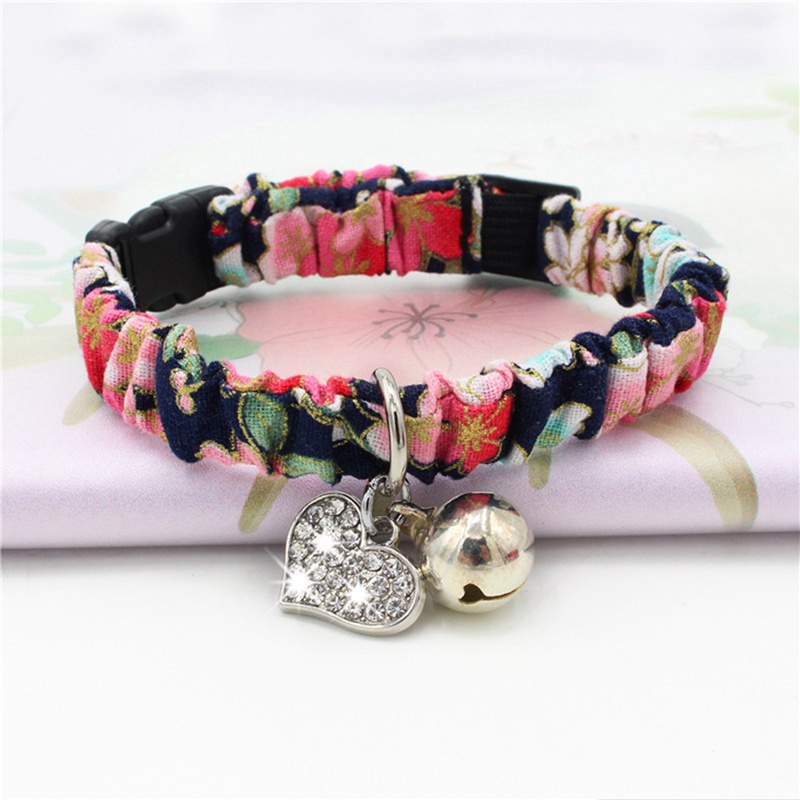 Download Pet Cats Collar Floral Adjustable Safety Buckle Neck Strap ...