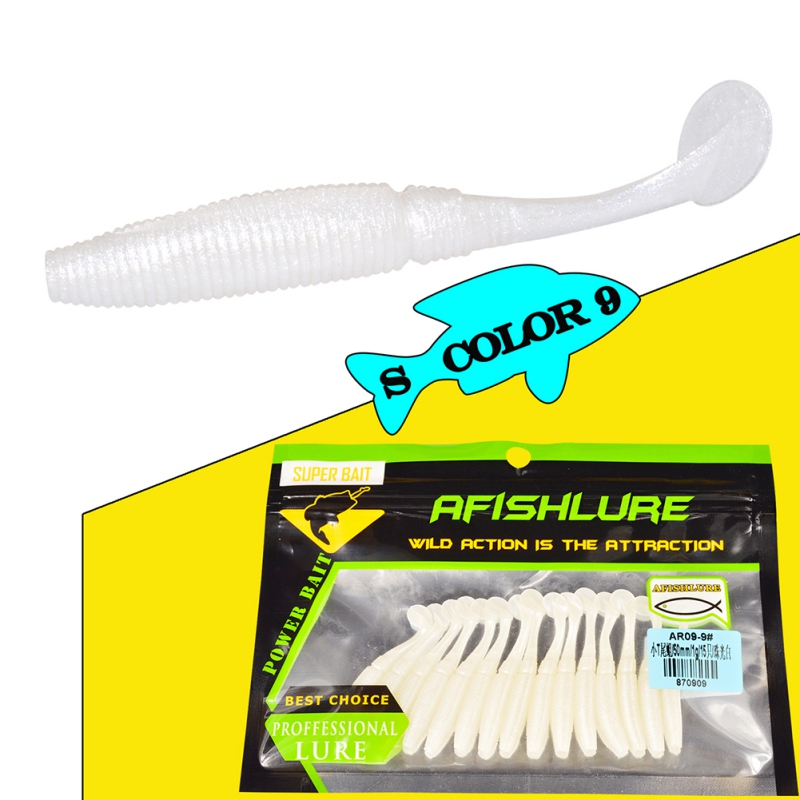 15pc/set Minnow Fishing Lure Curly Tail Lead Jig Head Worm Barbed Hook Soft Bait eBay