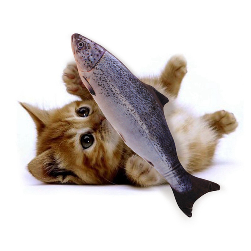 cat fish toy with catnip