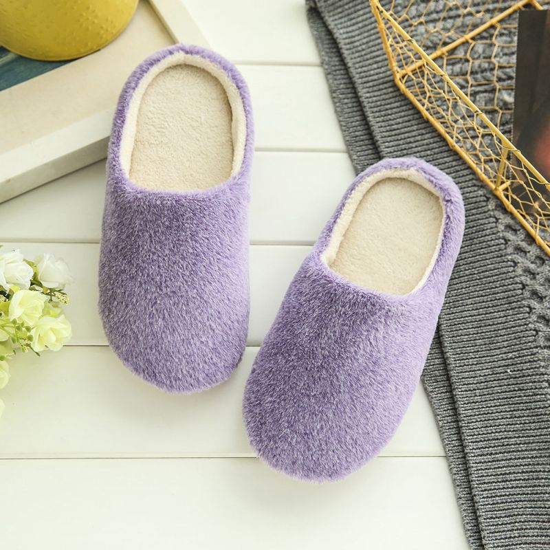 animal fur slippers