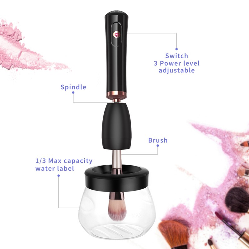 Electric Makeup Brush Cleaner Fees free Automatic Dryer Br Ranking TOP19 Cosmetic