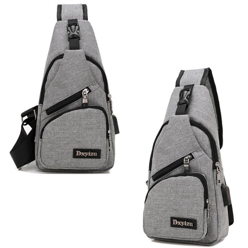 Men Backpack Travel Anti-theft Shoulder Bag Crossbody Bags with USB Charger Port | eBay