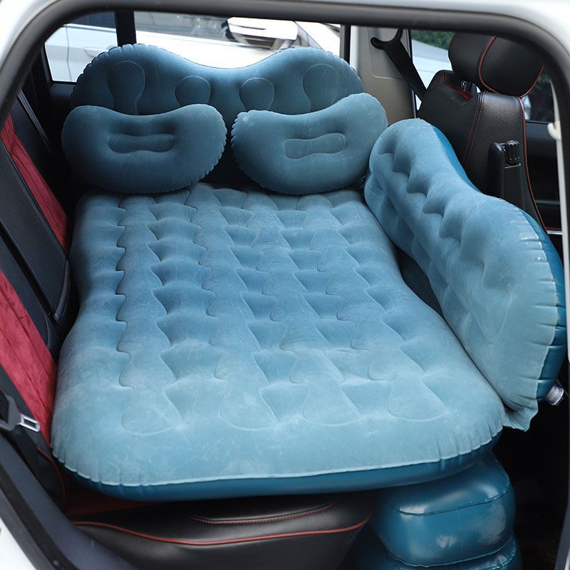 Car Air Bed Inflatable Mattress Back Seat Cushion Two Pillow