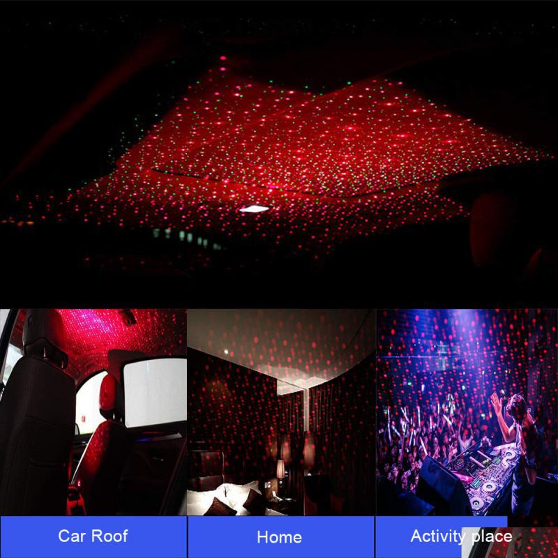 Details About Usb Ceiling Projector Star Lights Night Car And Home Romantic Atmosphere Lights