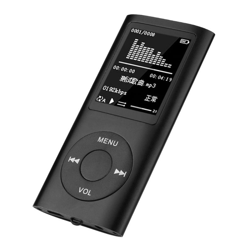 Deniseonuk Kleiner tragbarer MP3-Player NI LCD-Bildschirm MP3-Player Musik-Player-Unterstützung 32 GB Kein Bildschirmfehler MP3
