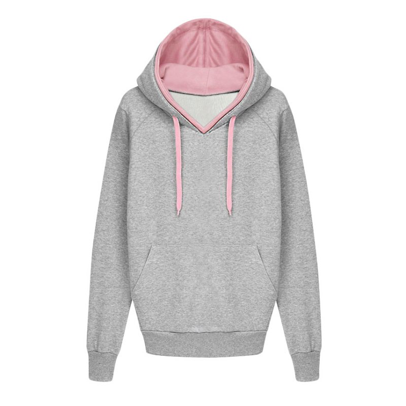 Finger Heart Women's Long Sleeve Hoodie Sweatshirt Hooded