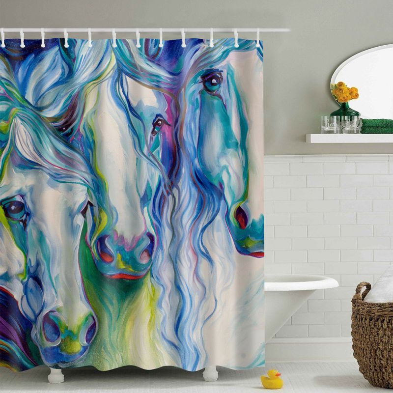 Uk Fancy Waterproof Fabric Bathroom Shower Curtain Animal Print Uk Fancy Waterproof Fabric Bathroom Shower Curtain Animal