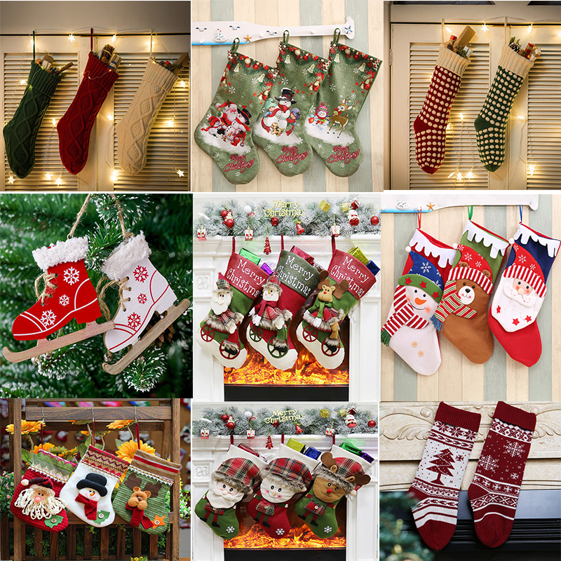 Christmas Stocking Mini Sock Candy Gift Bags Xmas Tree 2 Due To The Screen Difference Color May Be A Little From What You Expect Please Allow It