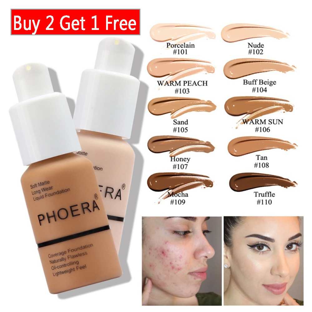 phoera liquid matte foundation