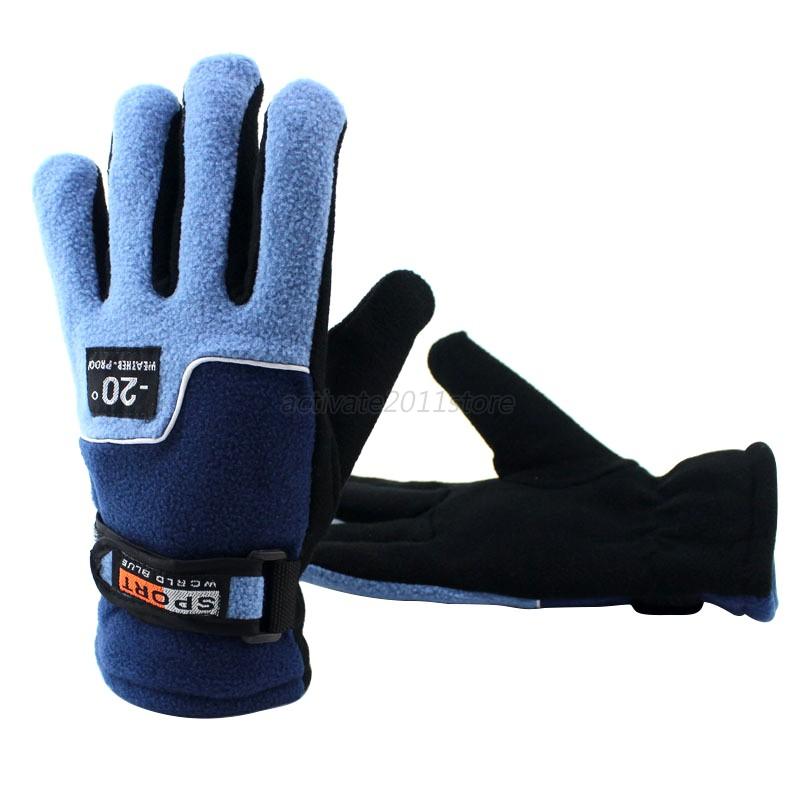 Winter Warm Cycling Gloves Waterproof Outdoor Skiing